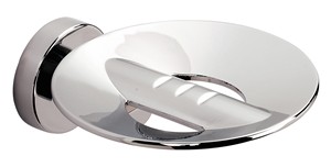 ORIGINS LIVING SONIA TECNO PROJECT CHROME BATHROOM METAL SOAP DISH with HOLES, 116959